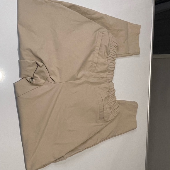 Nike Track Pants in Beige with White Accents - Picture 10 of 12